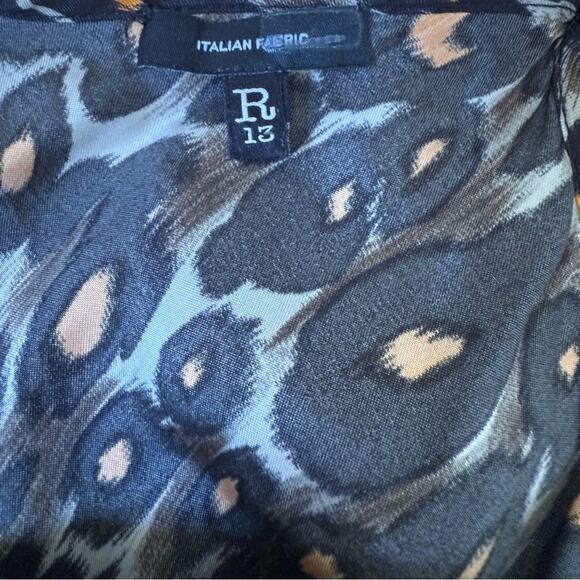 R13 $545 Leopard Midi Slip Dress - XS - Picture 8 of 12